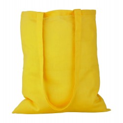 GS bavlněná nákupní taška žlutá