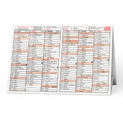 Stolní kalendář 2026 Stříškový kalendář