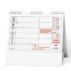 Stolní kalendář 2026 MINI daňový kalendář 