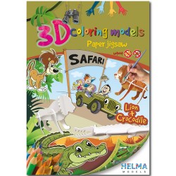 3D omalovánky - Safari