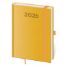 Denní diář B6 2026 Print Pop - žlutá