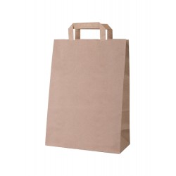 papírová taška 22x10,5x36 cm hnědá