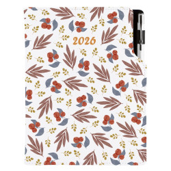 Diář DESIGN denní B6 2026 - Jeřabina