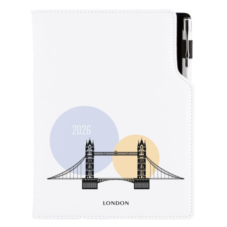 Diář DESIGN denní B6 2026 - Londýn