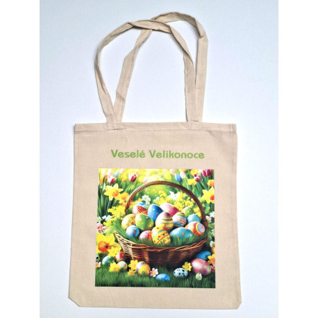 Plátěná taška Veselé Velikonoce