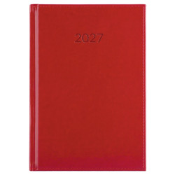 Diář LIBRA denní A5 2027 český - červená