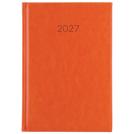 Diář LIBRA týdenní A5 2027 český - oranžová
