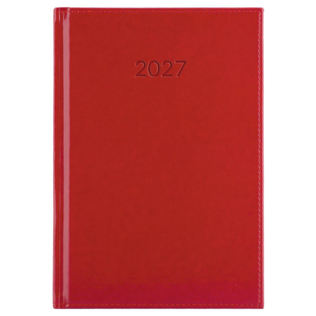 Diář LIBRA týdenní A5 2027 český - červená