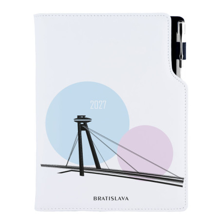 Diář DESIGN denní A5 2027 český - Bratislava