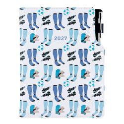 Diář DESIGN denní A5 2027 český - Fotbal