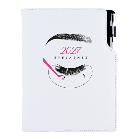 Diář KOSMETICKÝ Eyelashes - DESIGN týdenní A5 2027 český 