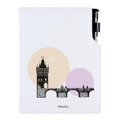 Diář DESIGN týdenní A5 2027 český - Praha