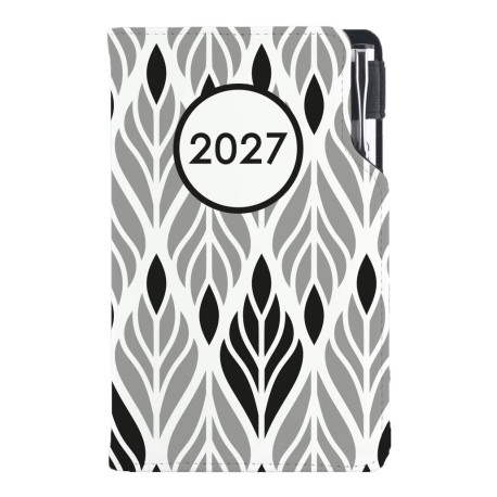 Diář DESIGN týdenní kapesní 2027 český - Zrno
