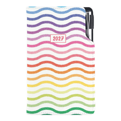 Diář DESIGN týdenní kapesní 2027 český - Barvy