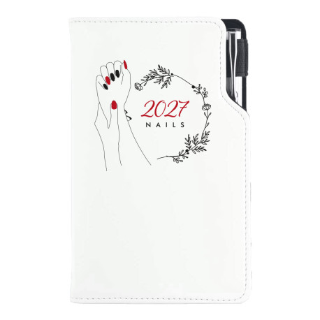 Diář DESIGN týdenní kapesní 2027 český - Nails