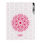 Diář DESIGN denní A4 2027 - Mandala červená