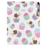 Diář DESIGN denní A4 2027 - Cupcake