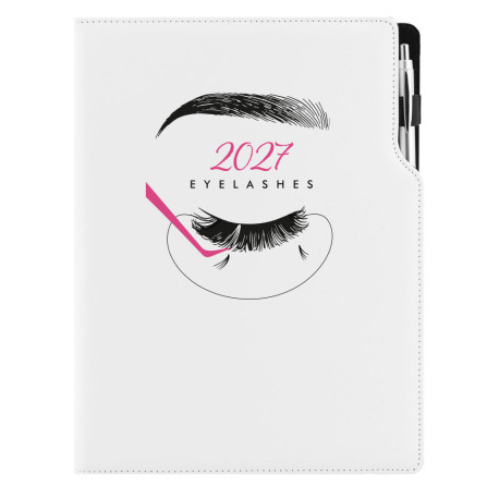 Diář KOSMETICKÝ Eyelashes - DESIGN denní A4 2027 