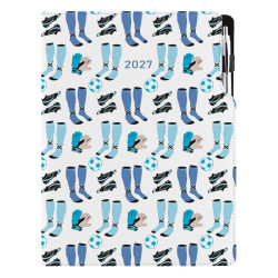 Diář DESIGN denní A4 2027 - Fotbal