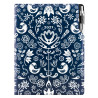 Diář DESIGN denní A4 2027 - modrá - Folk