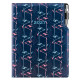 Diář DESIGN denní A4 2027 - modrá - Flamingo