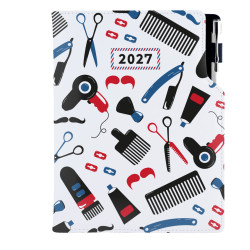 Diář KADEŘNICKÝ Barber - DESIGN denní B6 2027