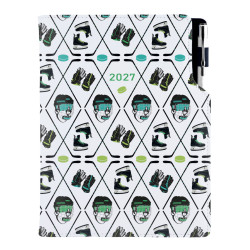 Diář DESIGN denní B6 2027 - Hokej