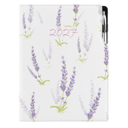 Diář DESIGN týdenní A4 2027 - Levandule