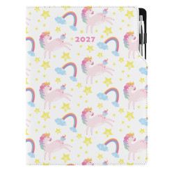 Diář DESIGN týdenní A4 2027 - Unicorn
