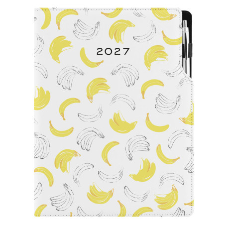Diář DESIGN týdenní A4 2027 - Banán