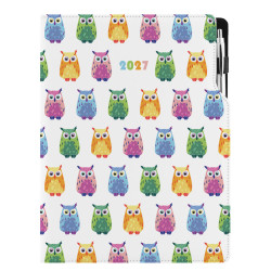 Diář DESIGN týdenní A4 2027 - Sova