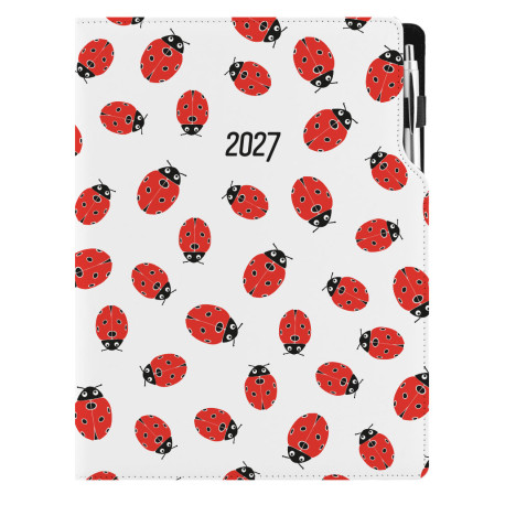 Diář DESIGN týdenní A4 2027 - Beruška