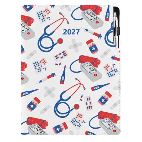 Diář DESIGN týdenní A4 2027 - Doktor