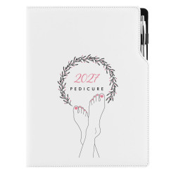 Diář DESIGN týdenní A4 2027 - Pedikúra