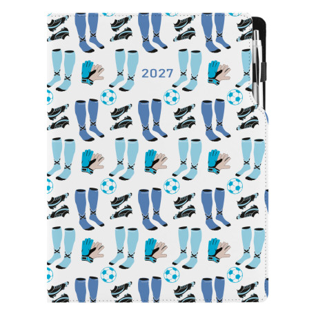 Diář DESIGN týdenní A4 2027 - Fotbal