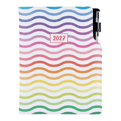 Diář DESIGN týdenní B6 2027 - Barvy