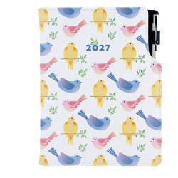 Diář DESIGN týdenní B6 2027 - Ptáci
