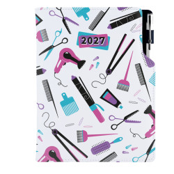 Diář KADEŘNICKÝ Hairdresser - DESIGN týdenní B6 2027