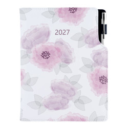 Diář DESIGN týdenní B6 2027 - Pivoňka