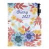 Diář DESIGN týdenní B6 2027 - Podzimní květiny