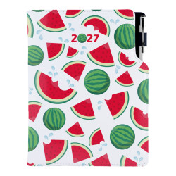 Diář DESIGN týdenní B5 2027 - Meloun