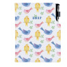 Diář DESIGN týdenní B5 2027 - Ptáci