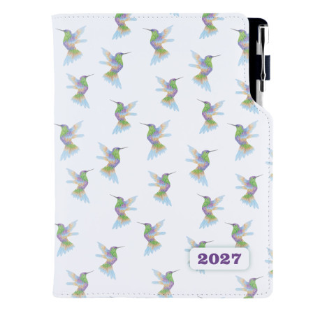 Diář DESIGN týdenní B5 2027 - Kolibřík