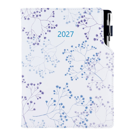 Diář DESIGN týdenní B5 2027 - Luční kvítí