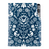Diář DESIGN týdenní B5 2027 - modrá - Folk