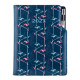 Diář DESIGN týdenní B5 2027 - modrá - Flamingo