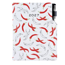 Diář DESIGN týdenní speciál A5 2027 - Chilli