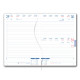 Diář MAGNETIC denní A5 2027 český - černá/oranžová