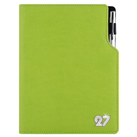 Diář GEP CRYSTAL týdenní A5 2027 český - světle zelená
