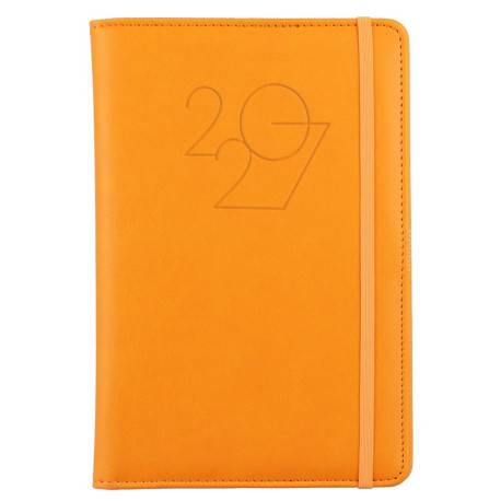 Diář POLY denní A5 2027 český - oranžová